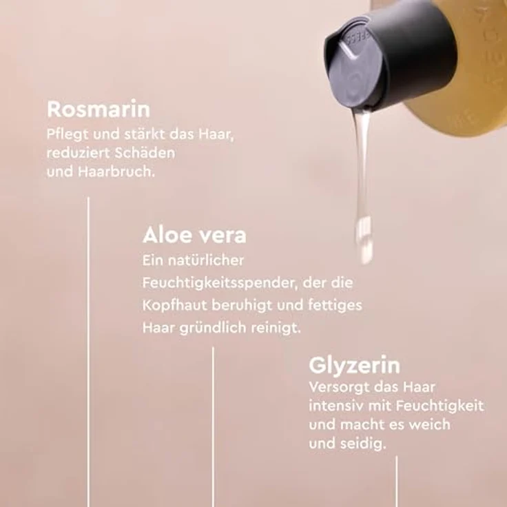 Urtekram Rosmarin Shampoo 250 ml Feines Haar – Bild 4