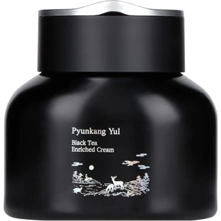 Pyunkang Yul Black Tea Enriched Cream für Anti-Aging, Konzentrierte Nährstoffe, Reizfrei, Koreanische Hautpflege 60ml – Bild 1