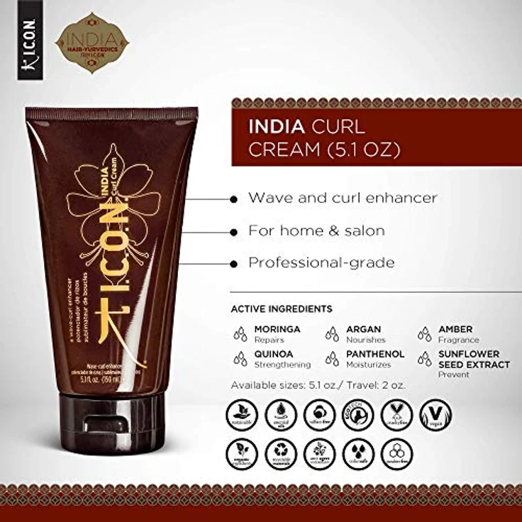 Icon India Curl Cream 150 ml – Bild 2