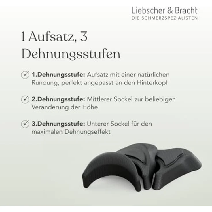 Liebscher & Bracht Nackenretter, 3-tlg. Nacken-Massagegerät mit Aufsatz und zwei Sockeln, inkl. 3 Monate Zugang zur Liebscher & Bracht App – Bild 6