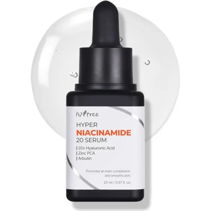 Isntree Hyper Niacinamide 20 Serum, Feuchtigkeitsserum für ölige und großporige Haut, 02 l
