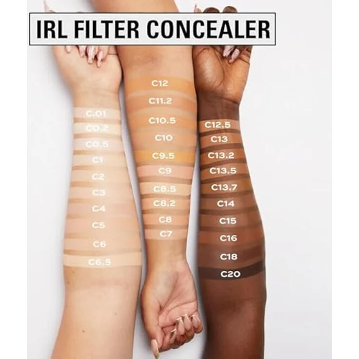 Revolution Beauty London IRL Filter Finish Soft Matte Concealer, Mittlere bis volle Deckkraft, C1, Für helle bis helle Hauttöne, 6 g – Bild 3