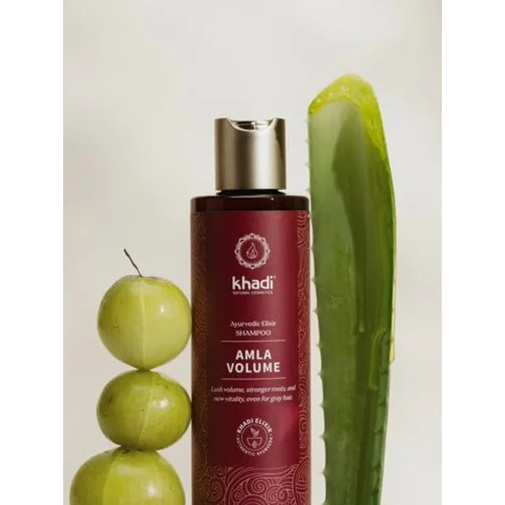 Khadi Naturkosmetik Ayurvedisches Elixier Shampoo A mla 200 ml – Bild 3