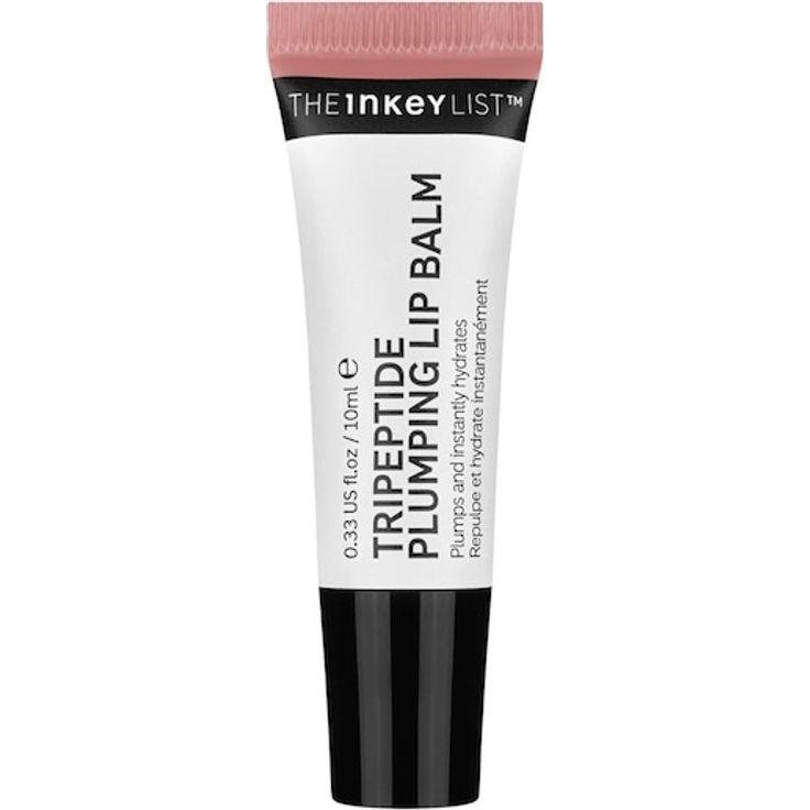 The INKEY List Tripeptide Plumping Lip Balm, 10 ml mit 6% Tripeptid-Komplex und Sheabutter, vegan und tierversuchsfrei