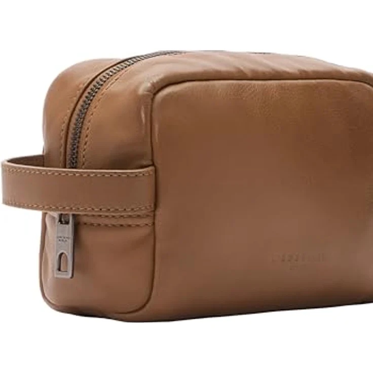 Liebeskind Kulturbeutel S aus 100% Leder, 19 cm x 9 cm x 12 cm, braun – Bild 4