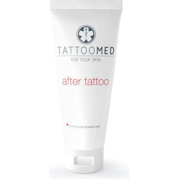 TattooMed Tattoo-Pflege für tätowierte Haut - After Tattoo - 25ml Medizinische Tattoo Crème - Unparfümiert