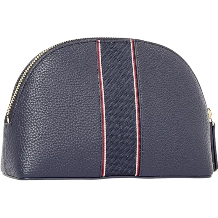 Tommy Hilfiger Kulturbeutel TH LEGACY WASHBAG, Damen Kosmetiktasche, Mini Bag in Space Blue – Bild 2