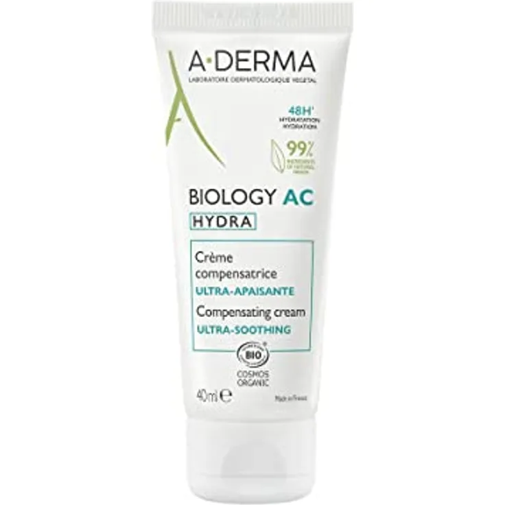 A-Derma BIOLOGY AC HYDRA crema ultracalmante 40 ml, Gesichtscreme