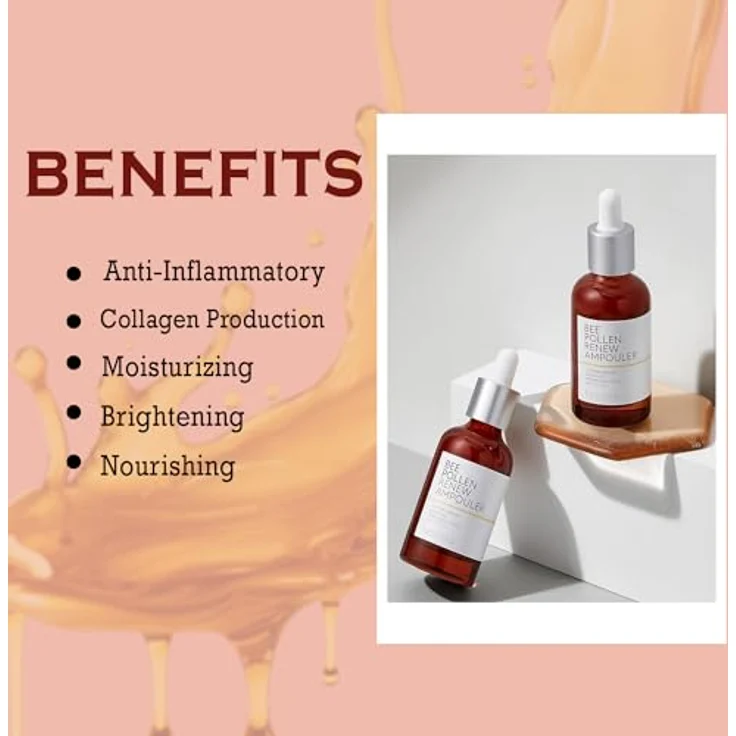 Missha Bee Pollen Renew Ampouler 40 ml, für eine gepflegte Haut – Bild 5