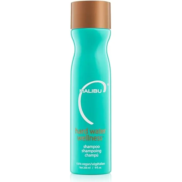 Malibu C Hard Water Wellness Shampoo, 100 % veganes SuperShampoo mit multifunktionaler Tensidtechnologie, 266ml