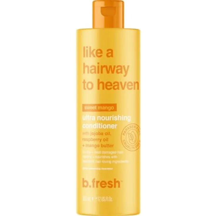 B.TAN Like a Hairway to Heaven Ultra pflegende tägliche Pflegespülung, Sweet Mango, 340 ml - mit Jojobaöl, Himbeeröl und Mangobutter, vegan, ohne Parabene, für beschädigtes Haar