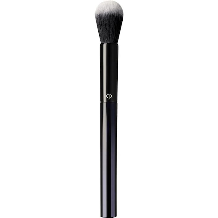 Clé de Peau Beauté Accessoires Brush (Powder & Cream Blush), ultra-weiche Pinselhaare für nahtloses Verblenden, schwarz glänzender Griff, inklusive Etui