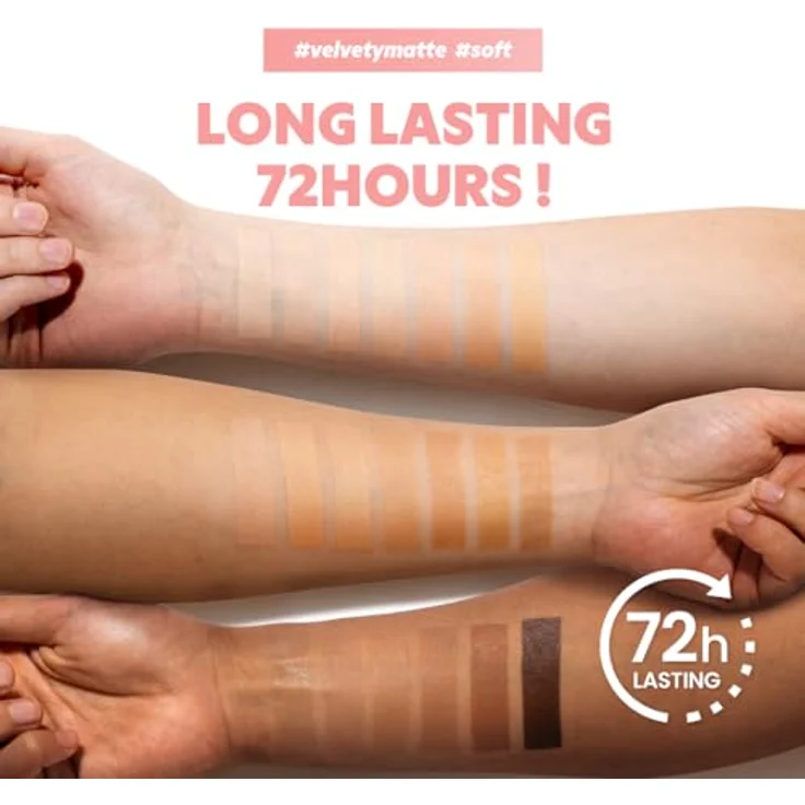 TIRTIR Mask Fit All Cover Cushion, mattierendes Make-up mit ausgezeichneter Abdeckung, Farbton 24W Soft Beige, 18 g – Bild 5