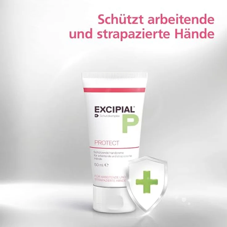 Galderma Excipial Beschützen Creme, 50 ml, Handcreme für sehr trockene Hände, Sofortige Hilfe bei Hautirritationen - Neurodermitis, ohne Duftstoffe, Schutz vor Wasser und Reinigungsmitteln – Bild 3