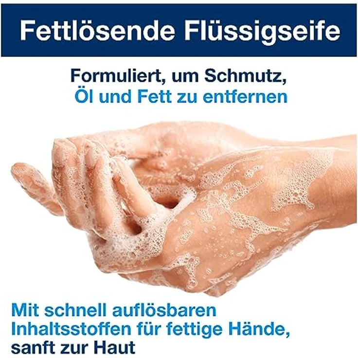 Tork Handseife S4, Flüssigseife 1000 ml, dermatologisch getestet, für sanfte Reinigung und Hautpflege – Bild 3