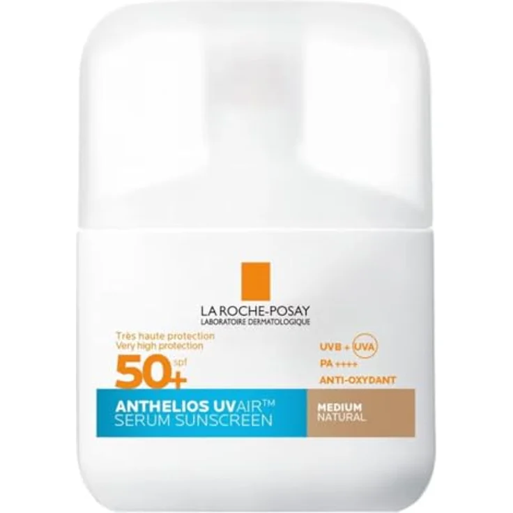 La Roche-Posay Anthelios UVAIR Serum Sonnenschutz LSF50+ mit Niacinamid und Hyaluronsäure, getönt, 50 ml – Bild 1