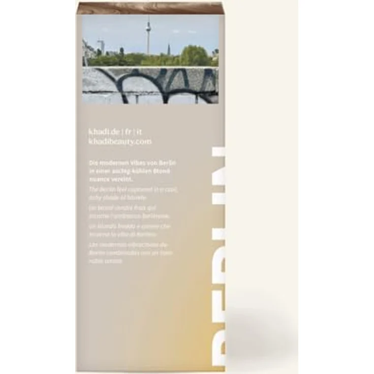 Khadi BERLIN BLOND Pflanzenhaarfarbe, Aschig-kühler Blondton, 100% pflanzlich & vegan, Zertifizierte Naturkosmetik, 100g – Bild 2