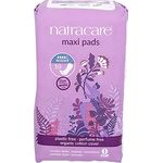 Natracare COMPRESS NACHT Damenbinden, 10 Einheiten, bio, chlorfrei, kunststofffrei, biologisch abbaubar, latexfrei