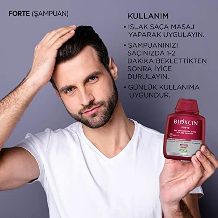 Bioxcin Forte Shampoo – Intensive Pflege gegen Haarausfall mit Biocomplex B11, 300ml – Bild 5