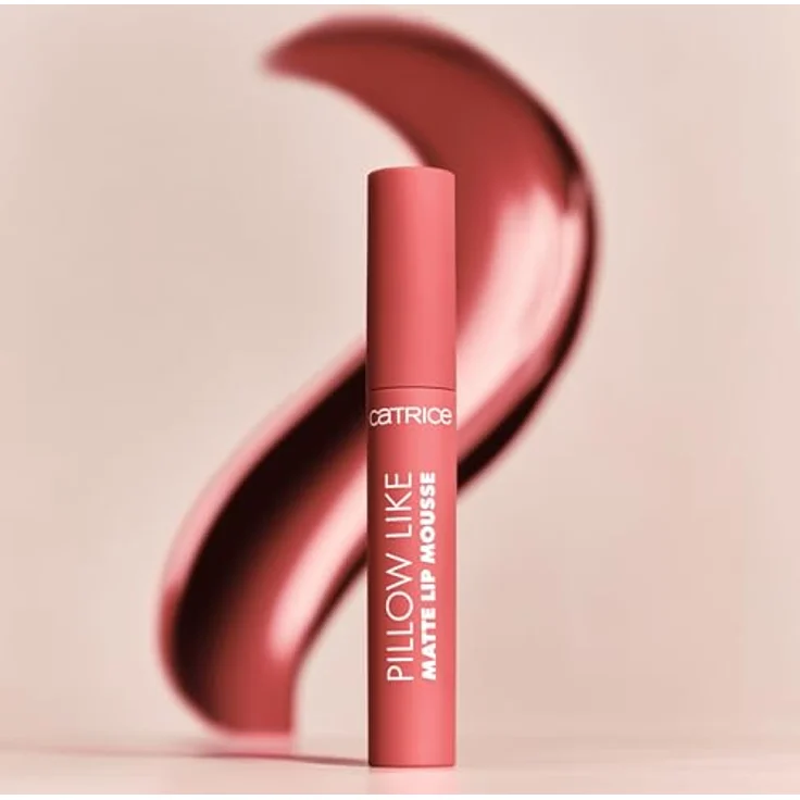 CATRICE Pillow Like Matte Lip Mousse Liquid Lipstick, Blurry-Matt-Finish mit aufbaubarer Farbintensität, weich und langanhaltend – Bild 9