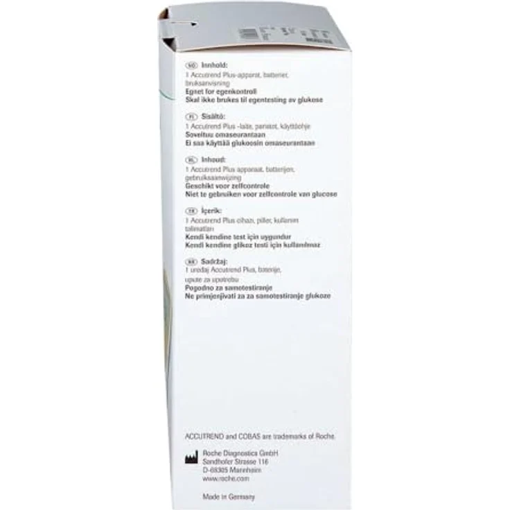 Roche Accutrend Plus, Blutanalysegerät für Cholesterin, Triglyzeride und Laktat, mg/dl, 1 Stück – Bild 3