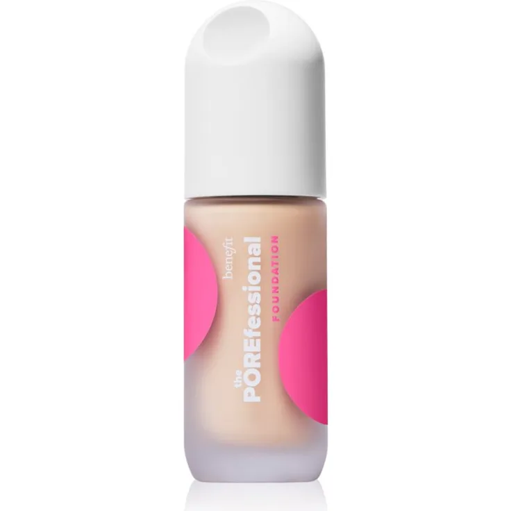 Benefit The POREfessional Foundation, flüssiges aufhellendes Make-up mit Niacinamid, Farbton 1C Ultimate, 30 ml