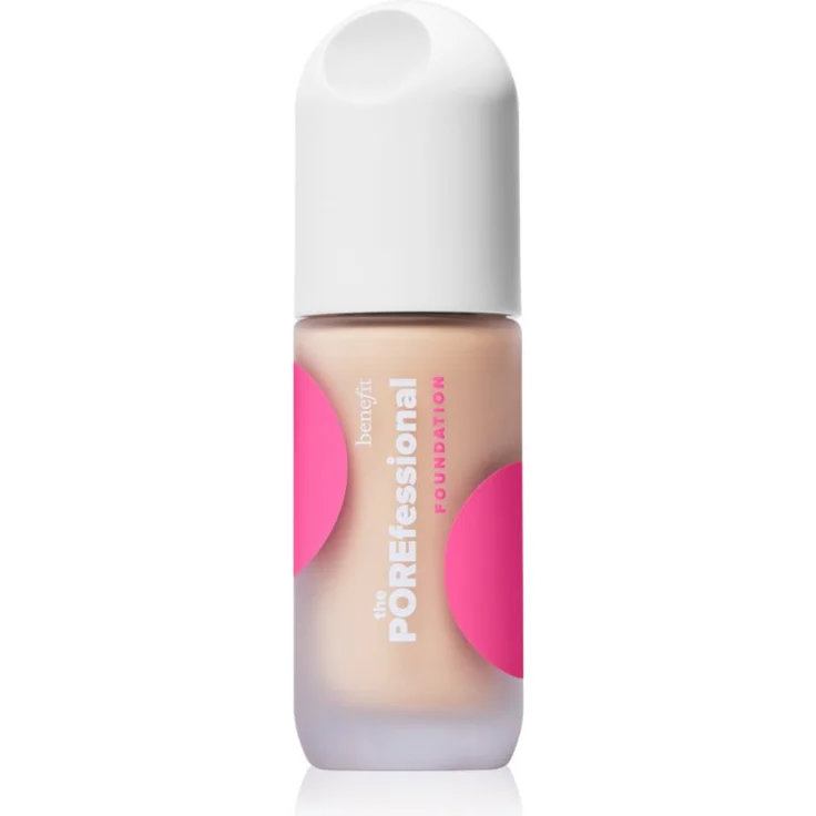 Benefit The POREfessional Foundation, flüssiges aufhellendes Make-up mit Niacinamid, Farbton 1C Ultimate, 30 ml
