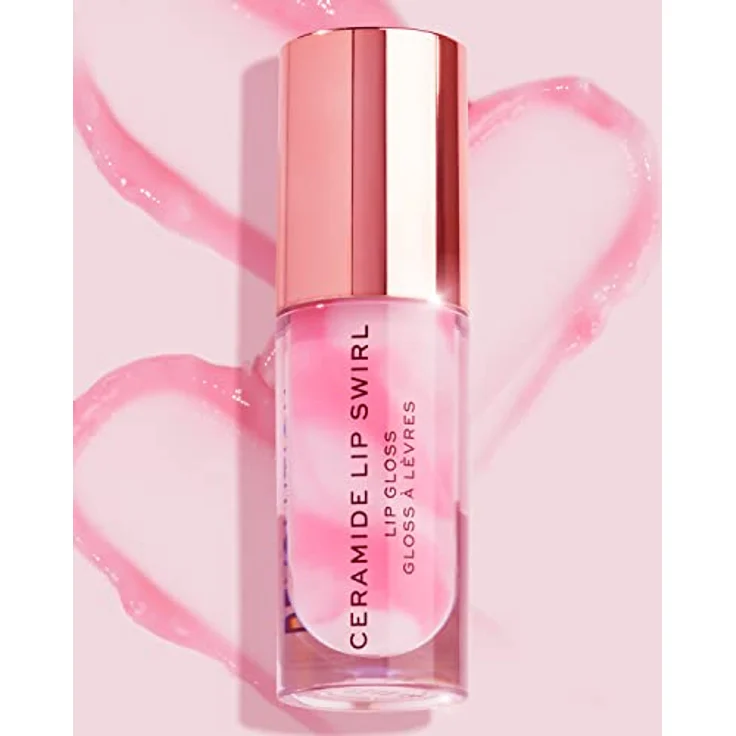 Makeup Revolution, Lip Swirl Ceramide Gloss, Lipgloss, Pure Klarer Gloss, 4.5ml – Bild 2