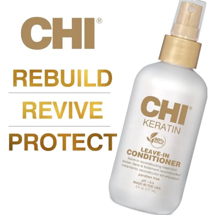 Chi Keratin Weightless Leave-In Conditioner 177 ml – Bild 3