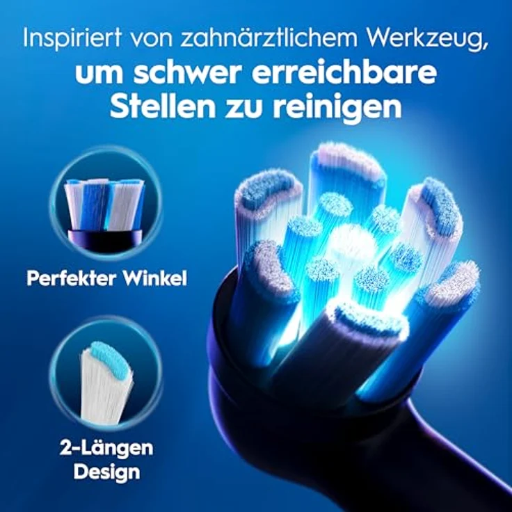 Braun Oral-B iO Series 3 Plus Edition, Elektrische Zahnbürste mit 3 Aufsteckbürsten, 3 Putzmodi, Schwarz – Bild 16