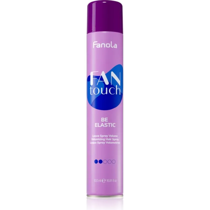 Fanola FAN touch Haarspray für perfektes Volumen, 500 ml, langanhaltender Halt und Schutz vor Feuchtigkeit
