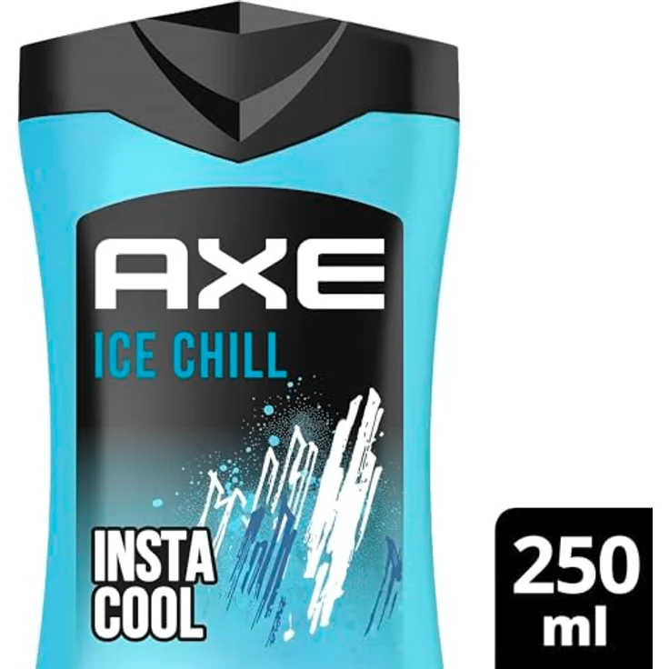 Axe 3-in-1 Duschgel & Shampoo Ice Chill für langanhaltende Frische und Duft nach der Dusche dermatologisch getestet 250 ml – Bild 3