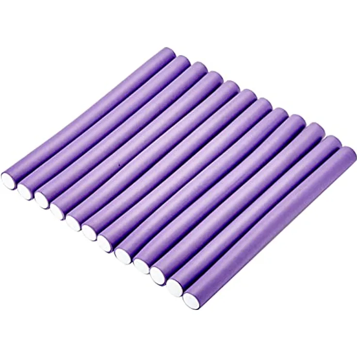 Efalock Professional Flexwickler lang, 21 mm, lila, 1er Pack, (1x 12 Stück)