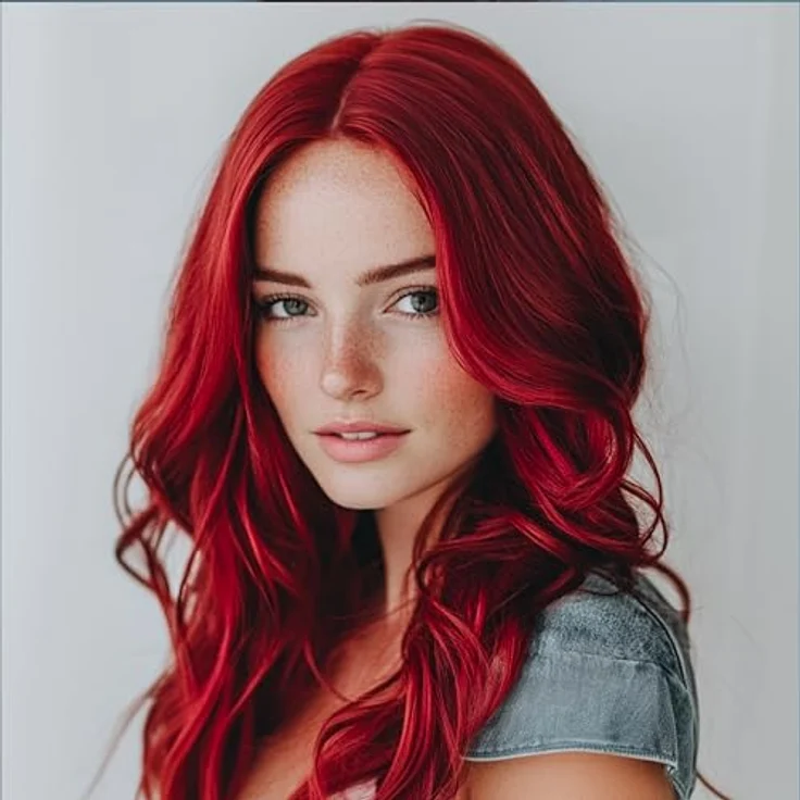 GK HAIR GKhair Red Red Bombshell Masque Haar 200 g Coloring Moisturizing Mask Lila Semi Permanent Haarfarbe Pigmente – Bild 5