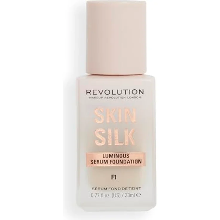 Revolution Skin Silk Luminous Serum Foundation, 23 ml, Hyaluron- und Peptidkomplex für strahlenden Teint – Bild 2