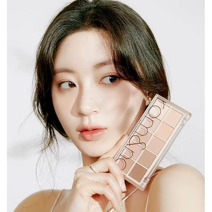 rom&nd Better Than Palette (5Colors) 7.5g, Lidschatten mit ultrafeinen Partikeln in 04 STAUBIGER NEBEL GARTEN, matt und glitzernd – Bild 4