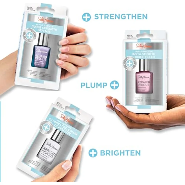 Sally Hansen Repair + Rescue Bi-Phase Revitalizing Serum, biphasisches Revitalisierungsserum, 13,3 ml, kühl und bequem, langlebig, flexible Gestaltung – Bild 4