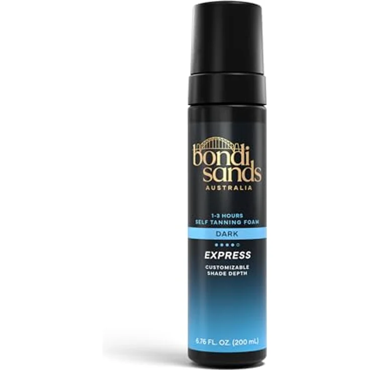 Bondi Sands Selbstbräunungsschaum - Self Tanning Foam 1 Hour Express, fleckenfreies Bräunen ohne Sonne, parfümfrei, 200 ml – Bild 1