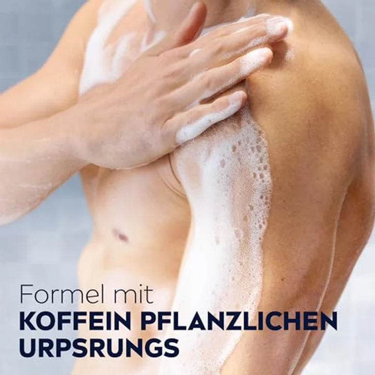 NIVEA MEN Active Energy Duschgel, pH-hautneutrale Pflegedusche mit Koffein, 250 ml, revitalisierende Formel für Körper, Gesicht und Haar – Bild 4