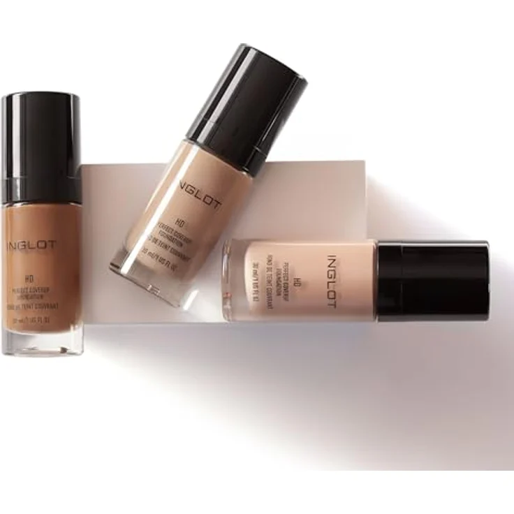 Inglot HD PERFECT COVERUP Foundation 30 ml, Nr. 72, hypoallergen, für jeden Hautton, mit HD-Pigmenten und weißem Trüffel-Extrakt – Bild 3