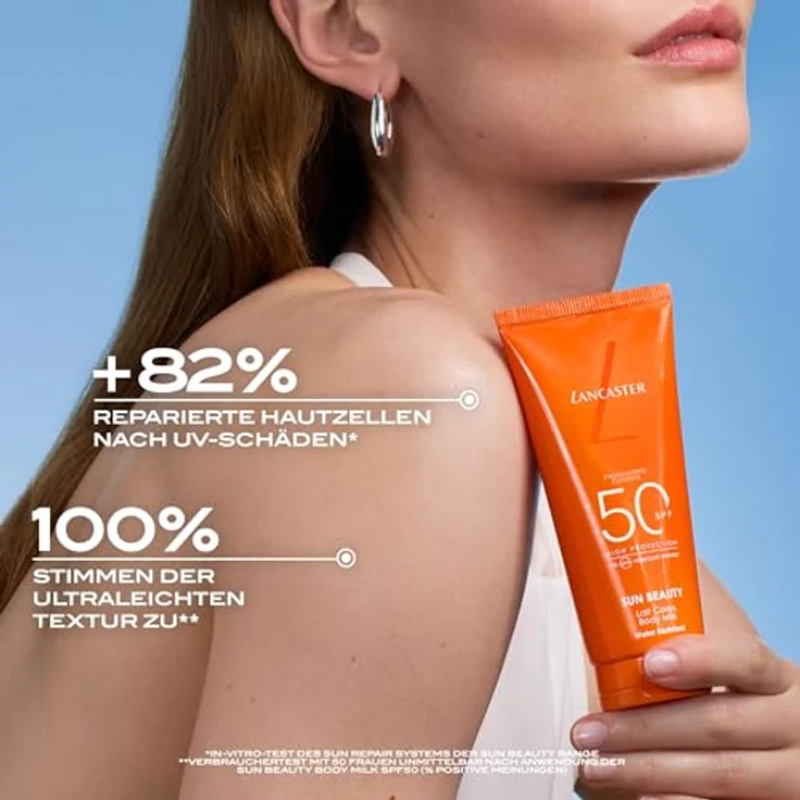 Lancaster Sun Beauty Body Milk SPF30, 100 ml - Schutz vor lichtbedingter Hautalterung, umfassender Sonnenschutz – Bild 3