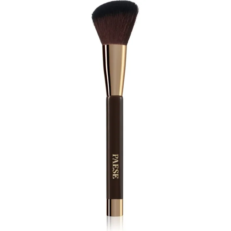Paese Brush Blush & Bronzer 02F, Pinsel für Rouge und Bronzer aus synthetischen Fasern, schwarz