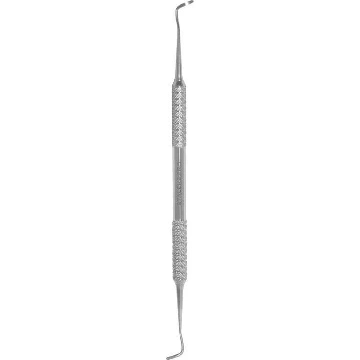 STALEKS Nagelhautschieber STALEKS Pusher für Pediküre Expert 20 Type 2, Handgeschliffen mit Diamantscheiben, rostfreier Edelstahl