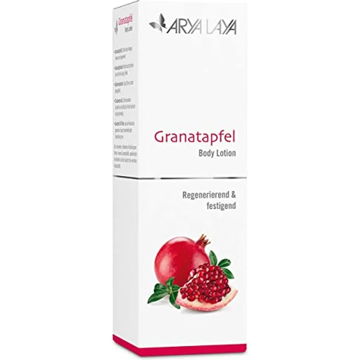 ARYA LAYA Body Lotion Granatapfel: Zellschutz pur, stärkt das Bindegewebe, wirkt Besenreisern entgegen, fruchtig-frischer Duft, 150 ml – Bild 5