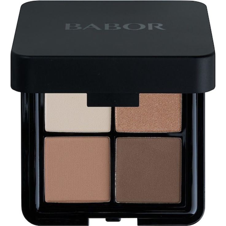 BABOR Eye Shadow Quattro 07 Light & Dark, Lidschattenpalette mit 4 harmonisch abgestimmten Farben, 6 g