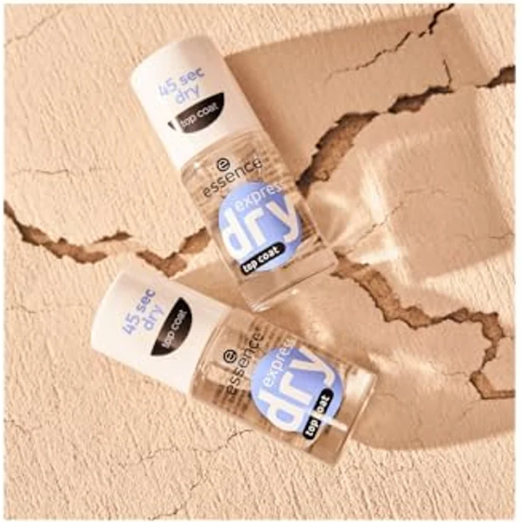 Essence Nagellack Express Dry Top Coat, farbloser Schnell-trocknender Decklack, 8 ml – Bild 5