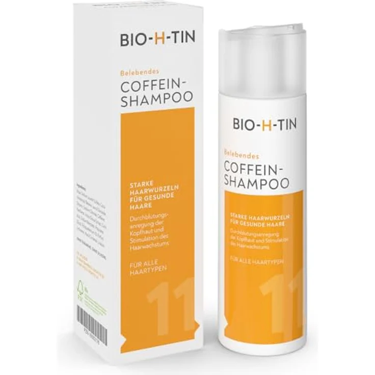 BIO-H-TIN Coffein-Shampoo, 200 ml Shampoo, freiverkäuflich – Bild 1