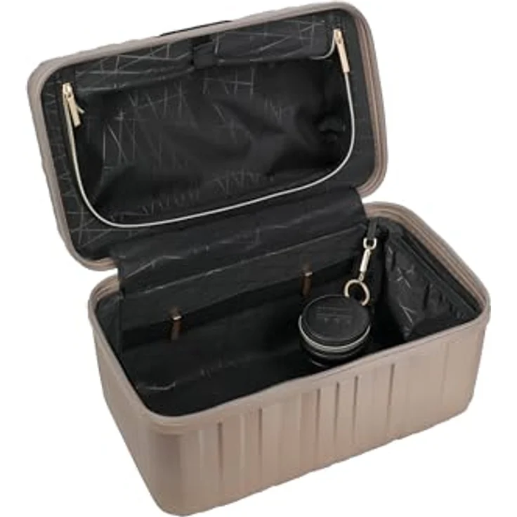 Travelite BARBARA, Beautycase 37 cm aus 100% Polycarbonat in Satin Nude – Bild 2