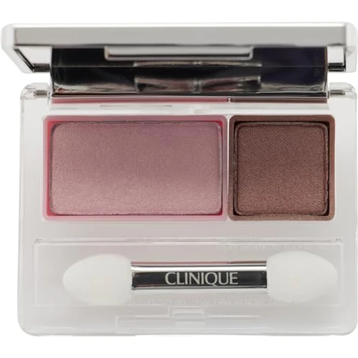 Clinique All About Shadow™ Duo Lidschatten, Farbton Strawberry Fudge - Shimmer, 1,7 g, langanhaltende, blendbare Farbabdeckung – Bild 4
