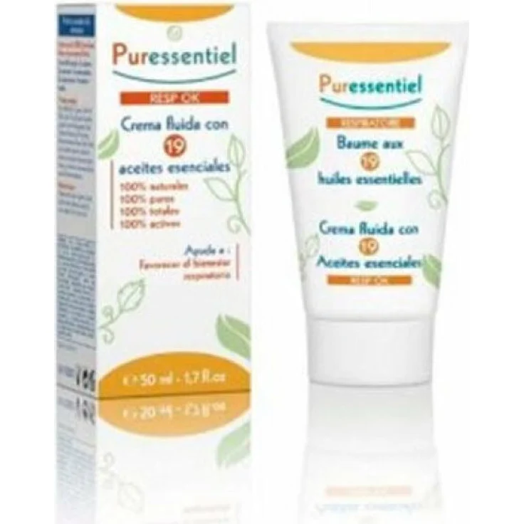 Puressentiel Atembalsam 50ml, beruhigender Hautbalsam zur Atemunterstützung